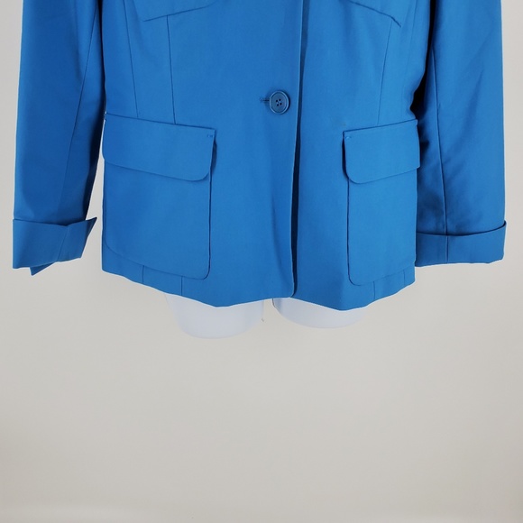 Lafayette 148 New York Button Front Blazer Jacket - Picture 12 of 12